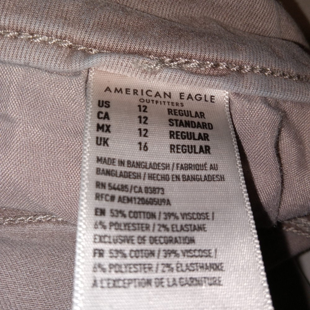 American Eagle Next Level Stretch Distressed Jeggings 12 - Picture 7 of 12